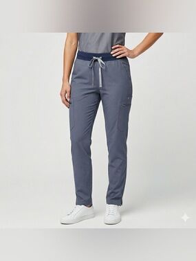 Figs Yola Skinny Scrub Purple Blue Limited Edition Pants Size S/P PO2341